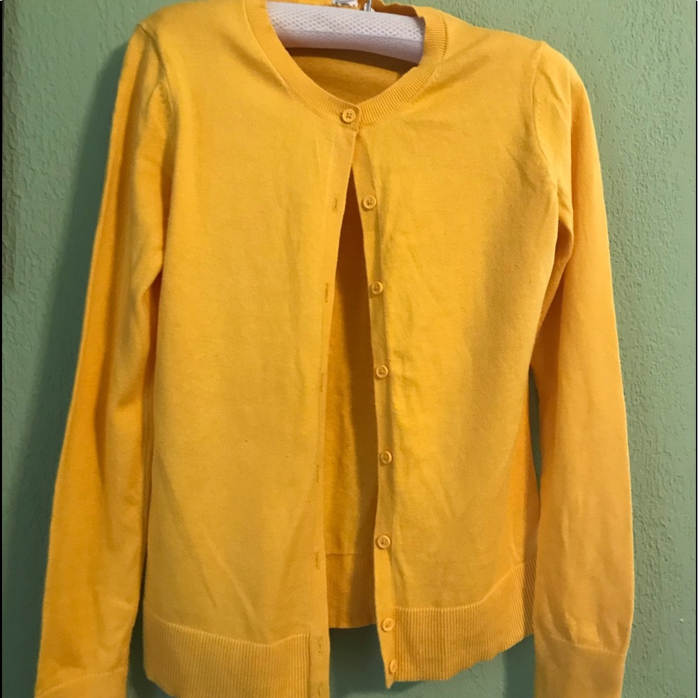 Yellow Gap Cardigan